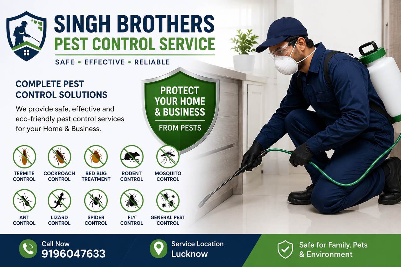 Singh Brothers Pest Control team Lucknow
